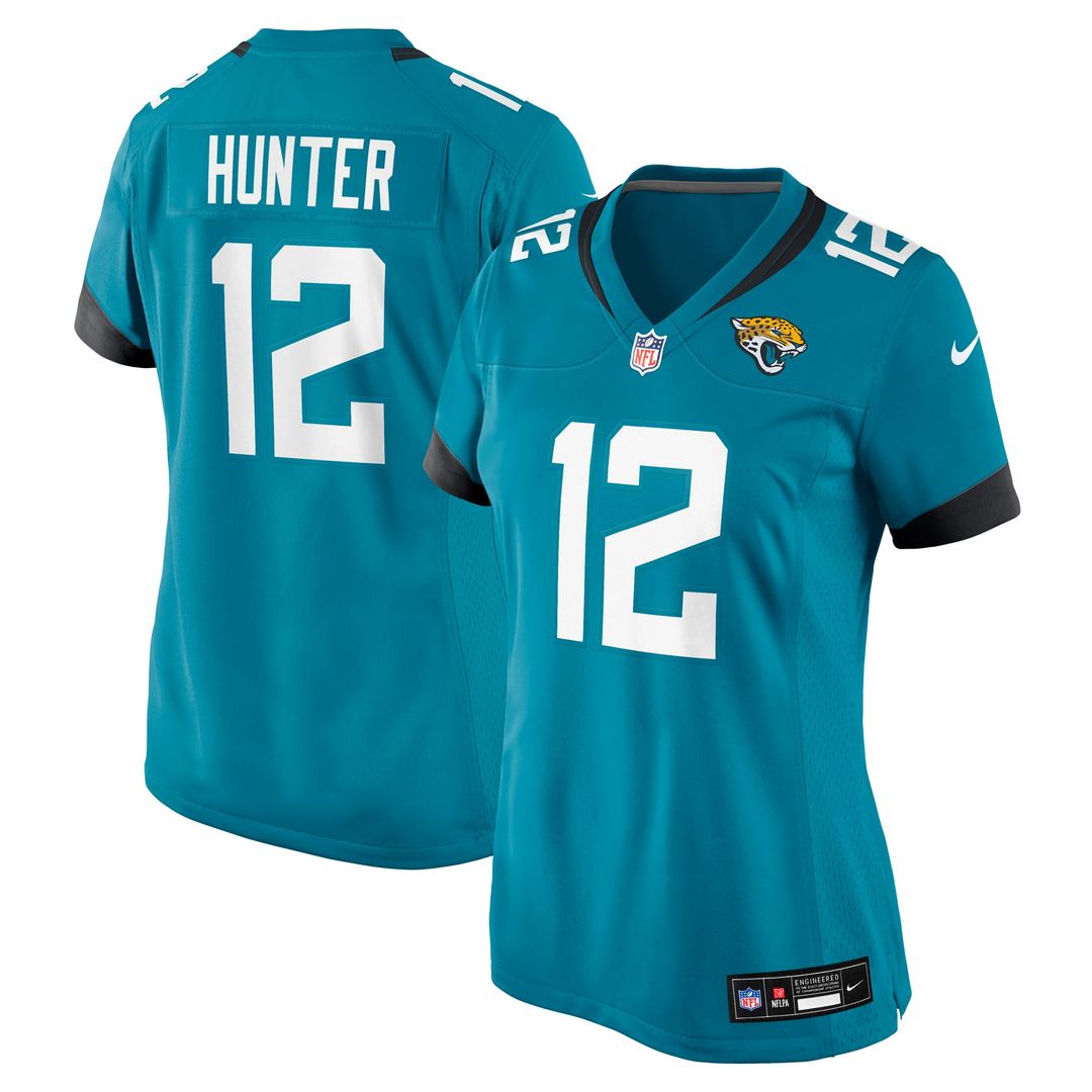 Women's Nike Jacksonville Jaguars Travis Hunter Teal Team Game NFL Jersey