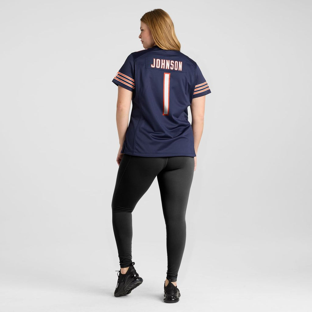 Women's Nike Chicago Bears Jaylon Johnson Navy Game NFL Jersey