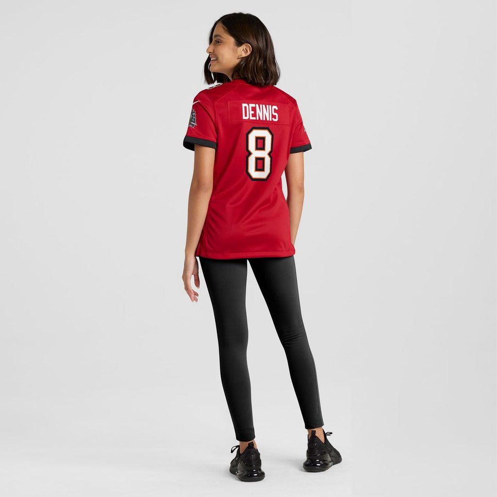 Women's Nike Tampa Bay Buccaneers SirVocea Dennis Red Game NFL Jersey