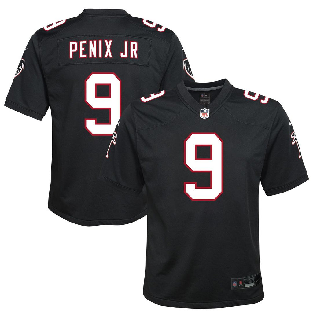 Youth Nike Atlanta Falcons Michael Penix Jr. Black Alternate Game NFL Jersey