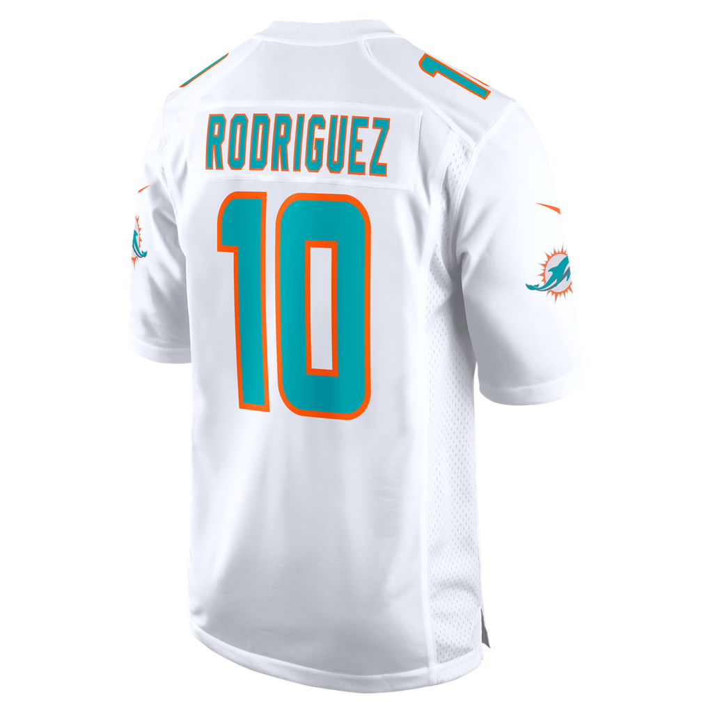 Men's Nike Miami Dolphins Jacob Rodriguez White Game NFL Jersey