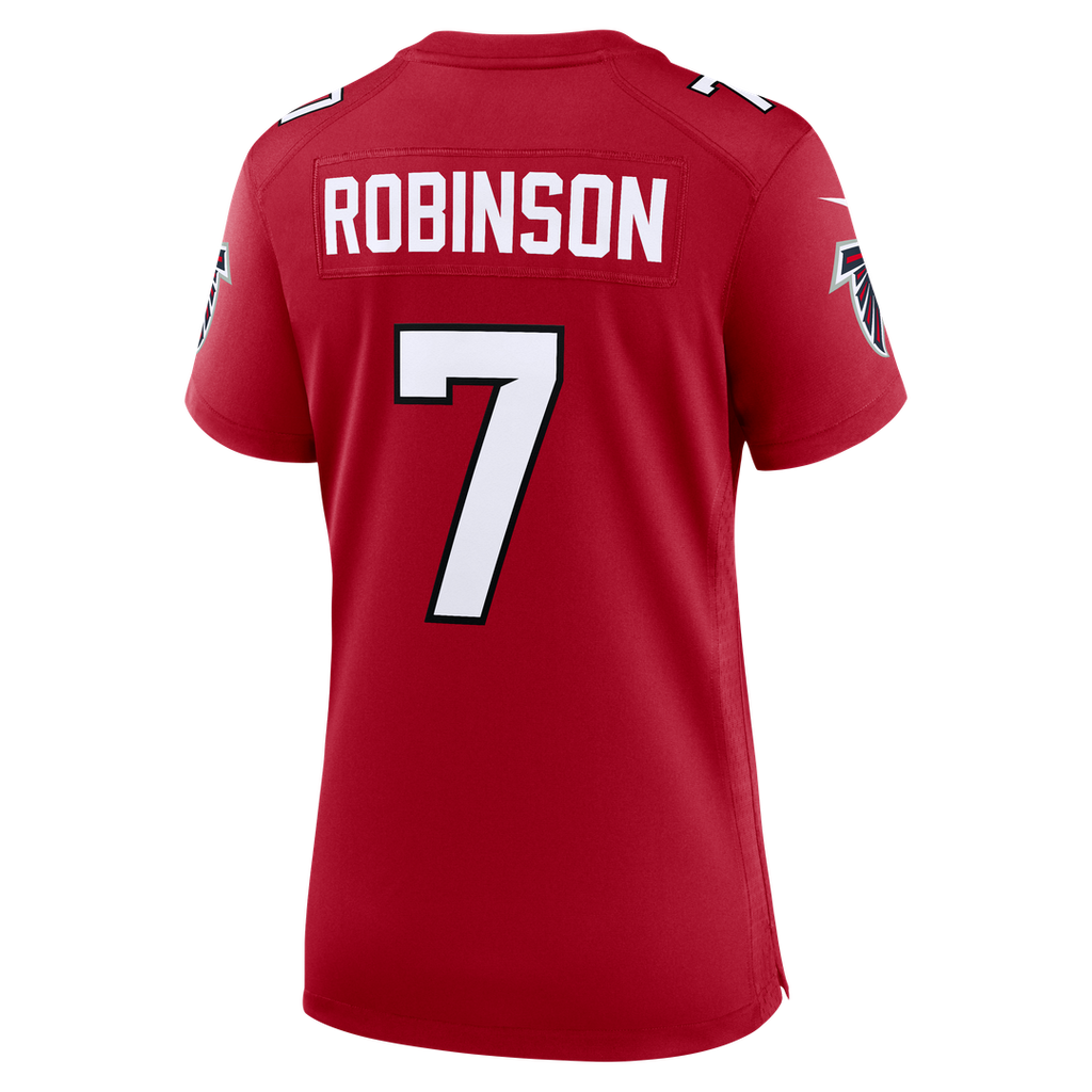 Women's Nike Atlanta Falcons Bijan Robinson Red Game NFL Jersey