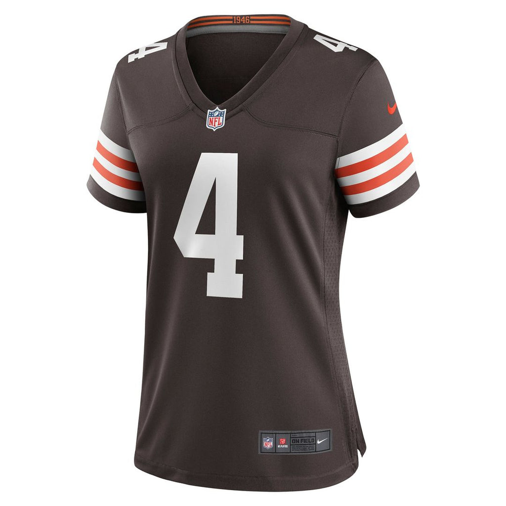 Women's Nike Cleveland Browns Deshaun Watson Brown Player NFL Jersey