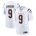 Men's Nike Cincinnati Bengals Joe Burrow White Game NFL Jersey