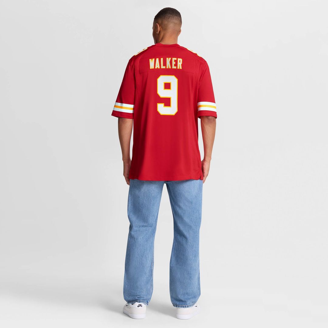 Men's Nike Kansas City Chiefs Kenneth Walker III Red Game NFL Jersey