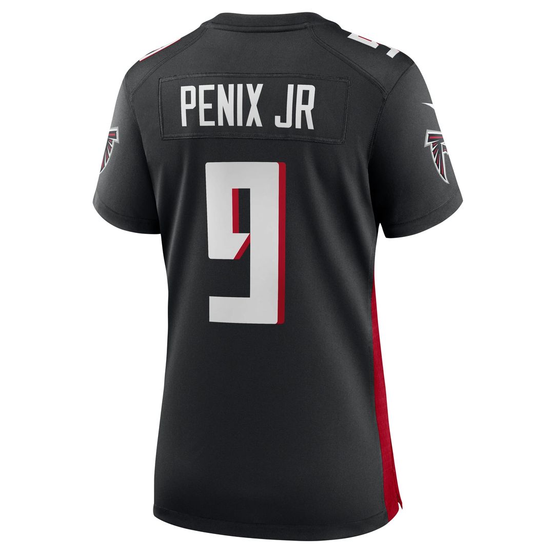 Women's Nike Atlanta Falcons Michael Penix Jr. Black Game NFL Jersey
