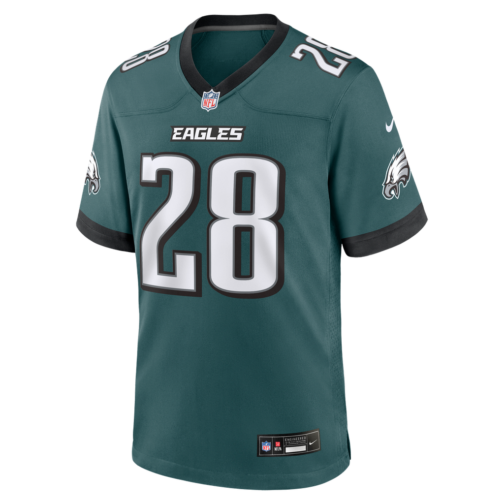 Men's Nike Philadelphia Eagles Will Shipley Midnight Green Team Game NFL Jersey