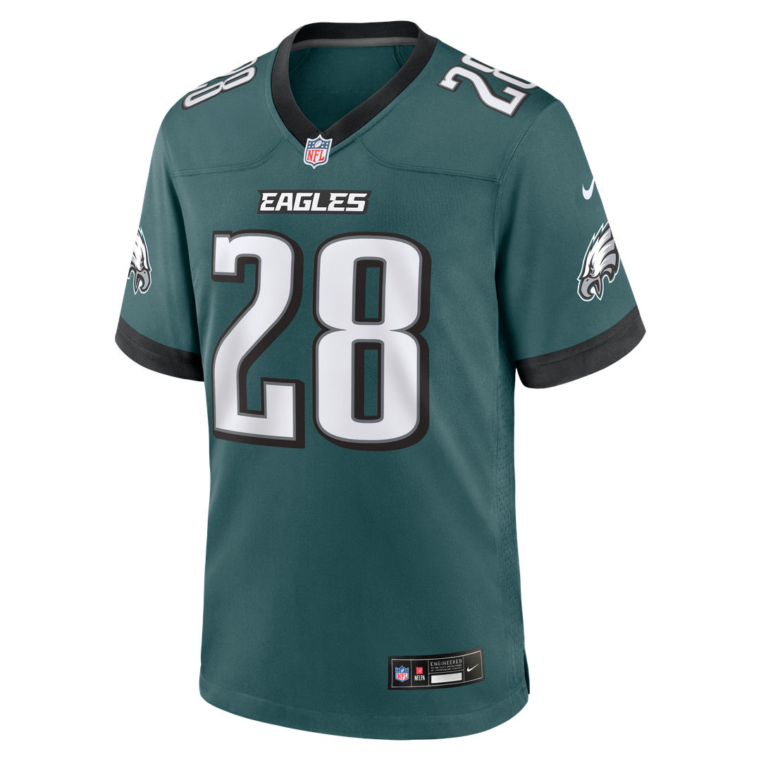 Men's Nike Philadelphia Eagles Will Shipley Midnight Green Team Game NFL Jersey