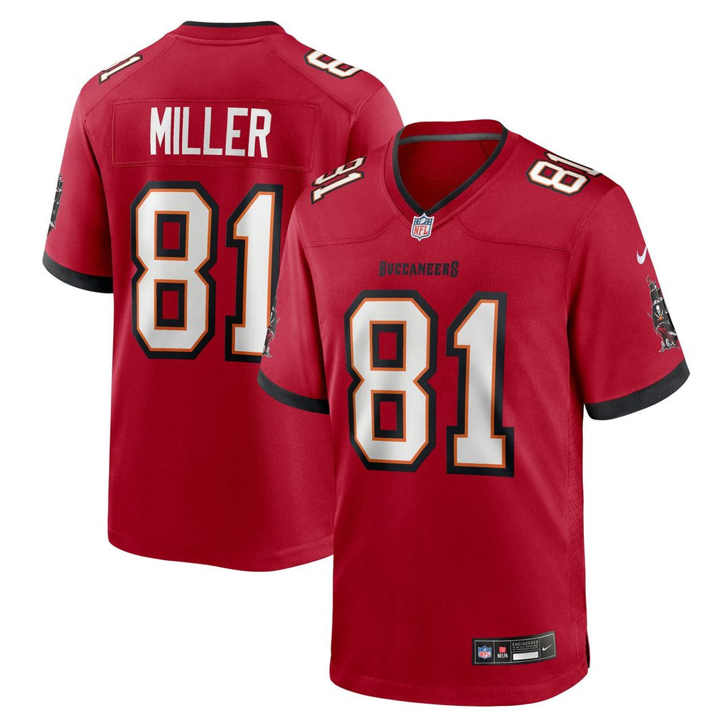 Men's Nike Tampa Bay Buccaneers Ryan Miller Red Team Game NFL Jersey