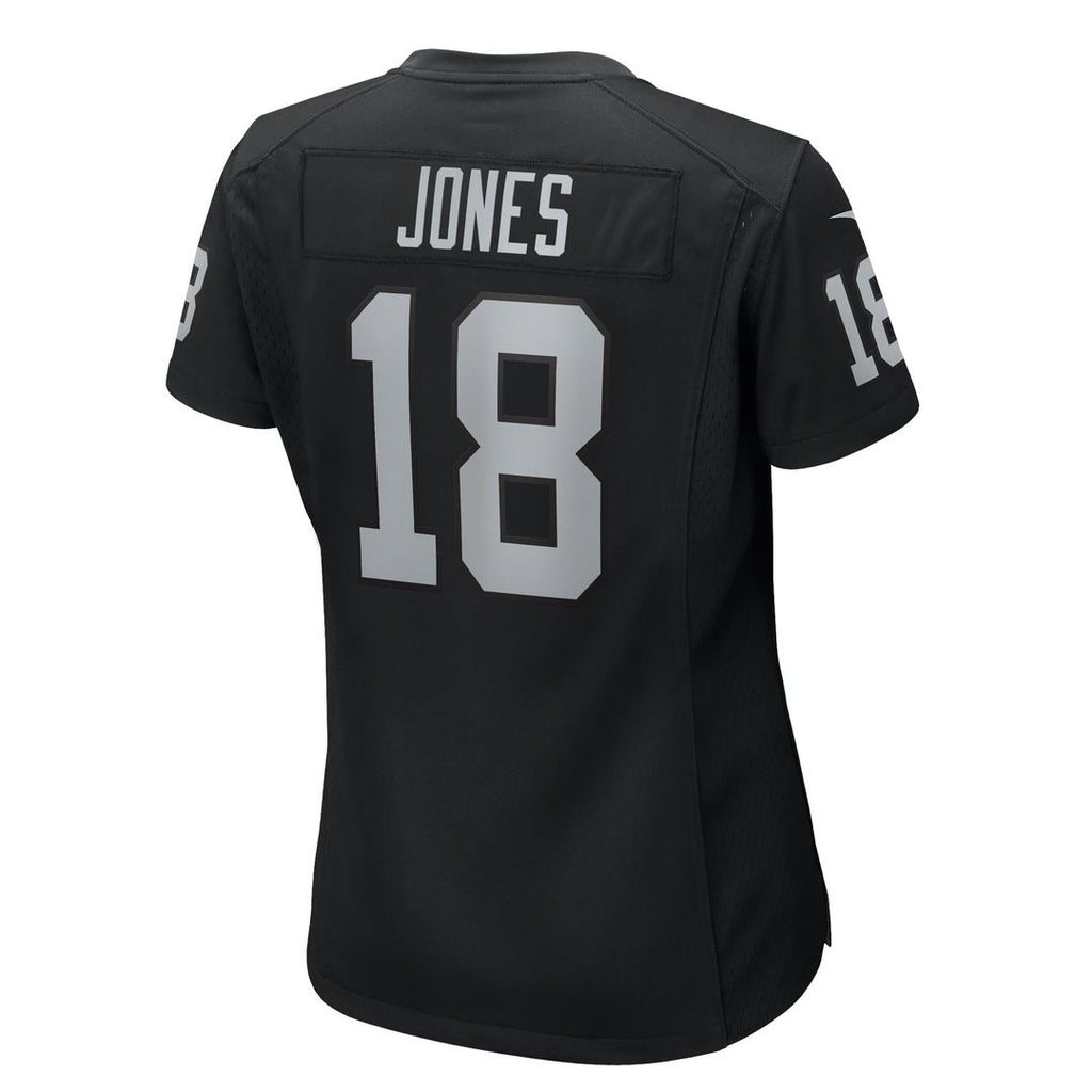 Women's Nike Las Vegas Raiders Jack Jones Black Game NFL Jersey