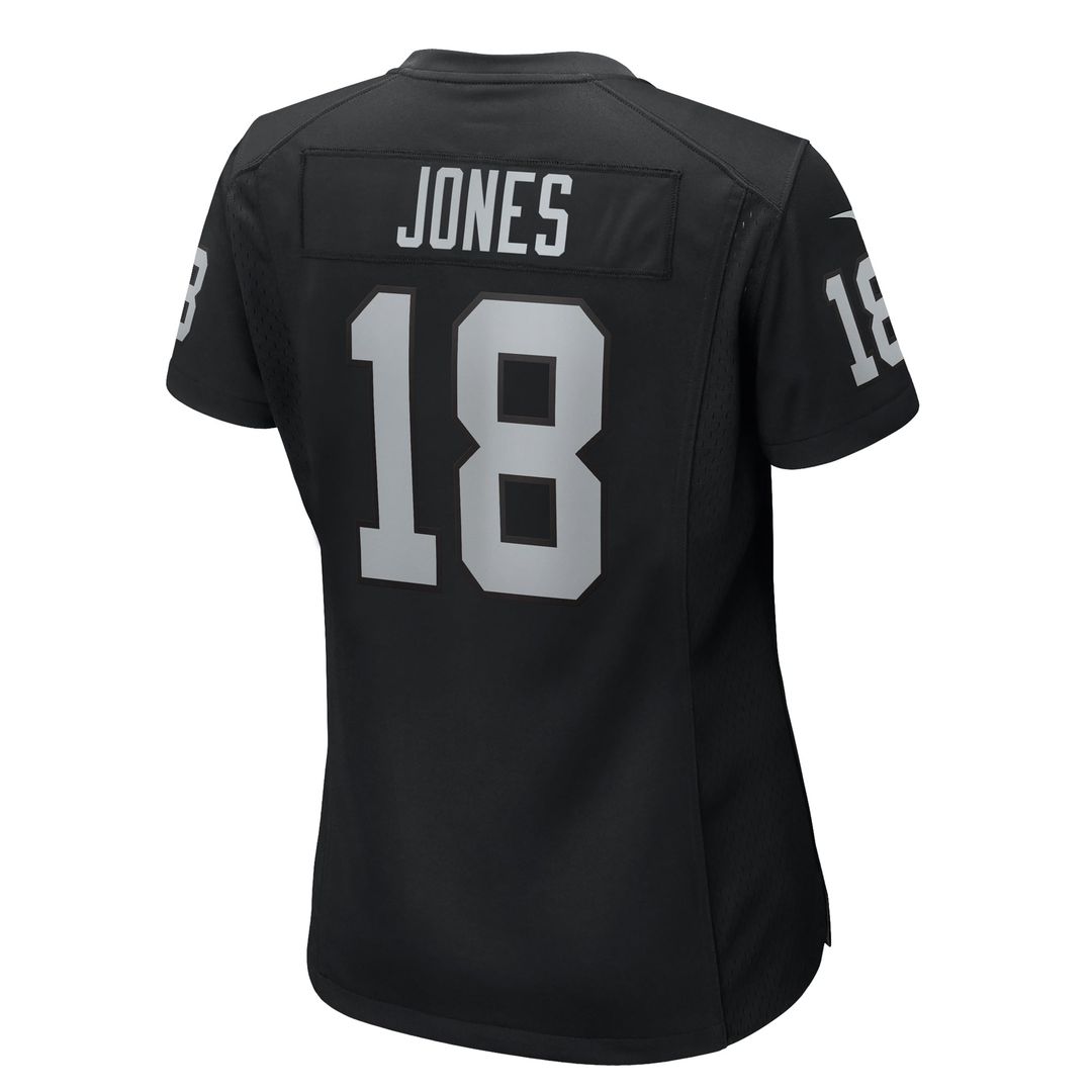 Women's Nike Las Vegas Raiders Jack Jones Black Game NFL Jersey