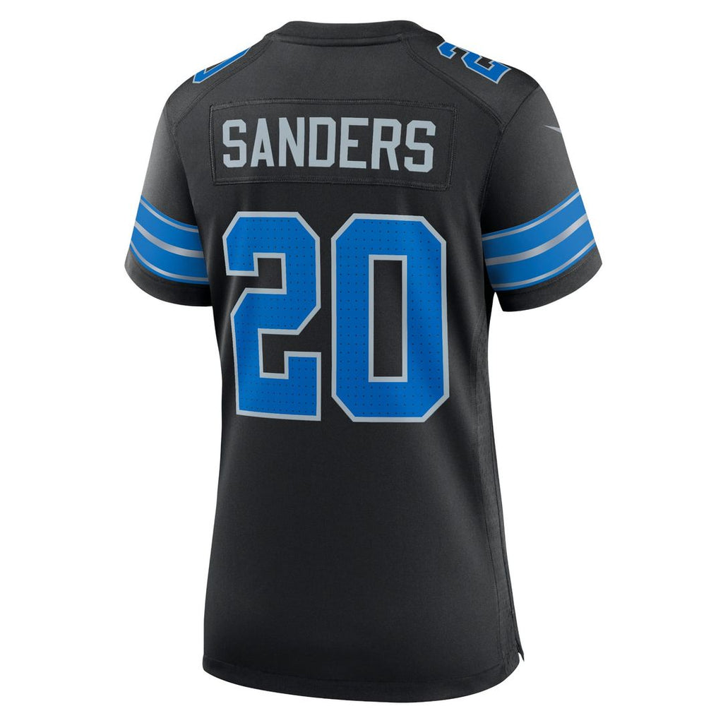 Women's Nike Detroit Lions Barry Sanders Blue Retired Player Game NFL Jersey