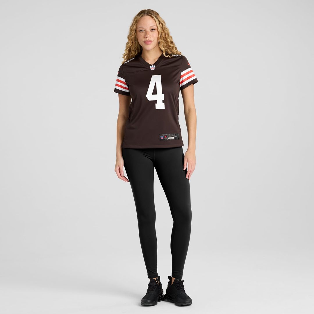 Women's Nike Cleveland Browns Deshaun Watson Brown Player NFL Jersey