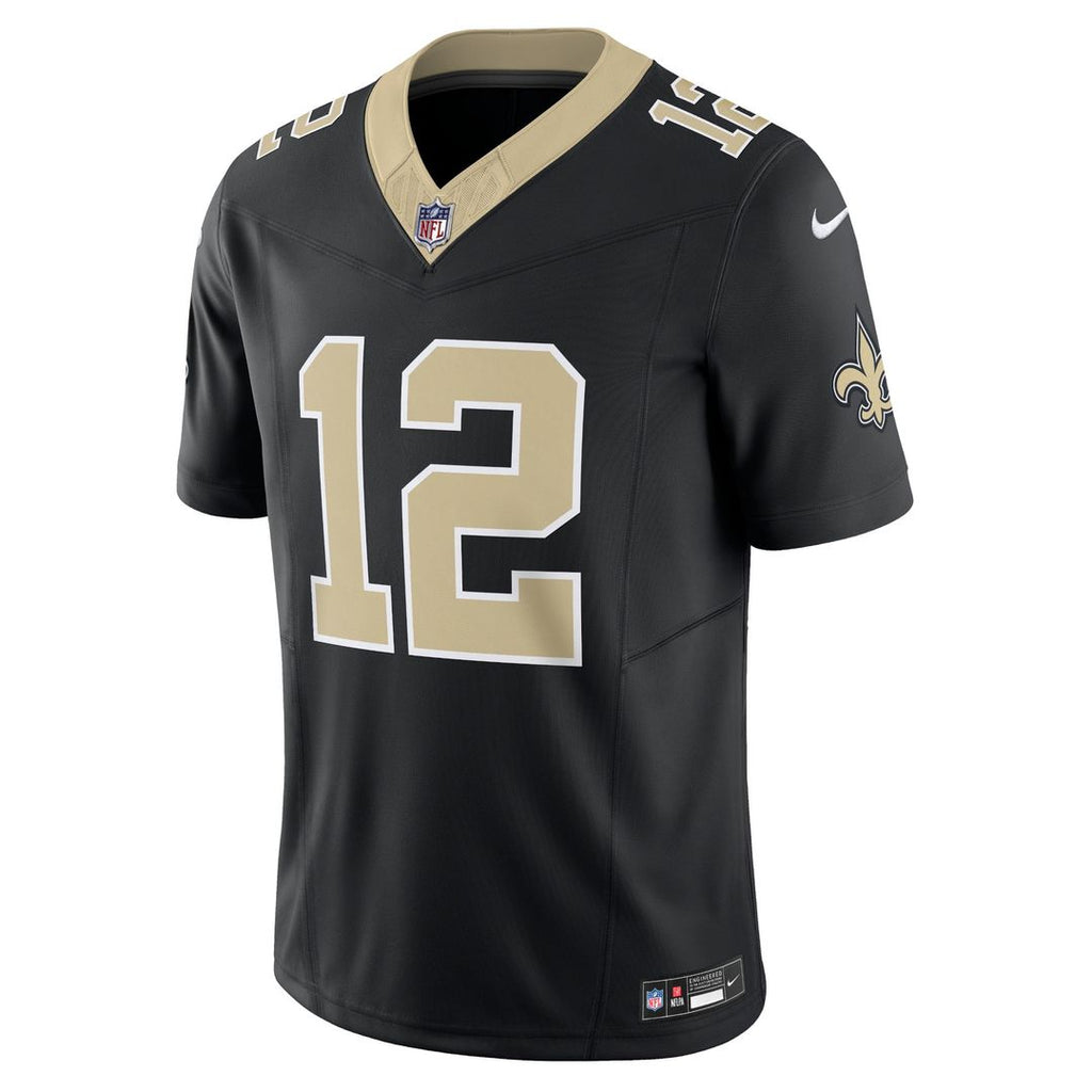 Men's Nike New Orleans Saints Chris Olave Gold Gameday Golds Alternate Vapor F.U.S.E. Limited NFL Jersey