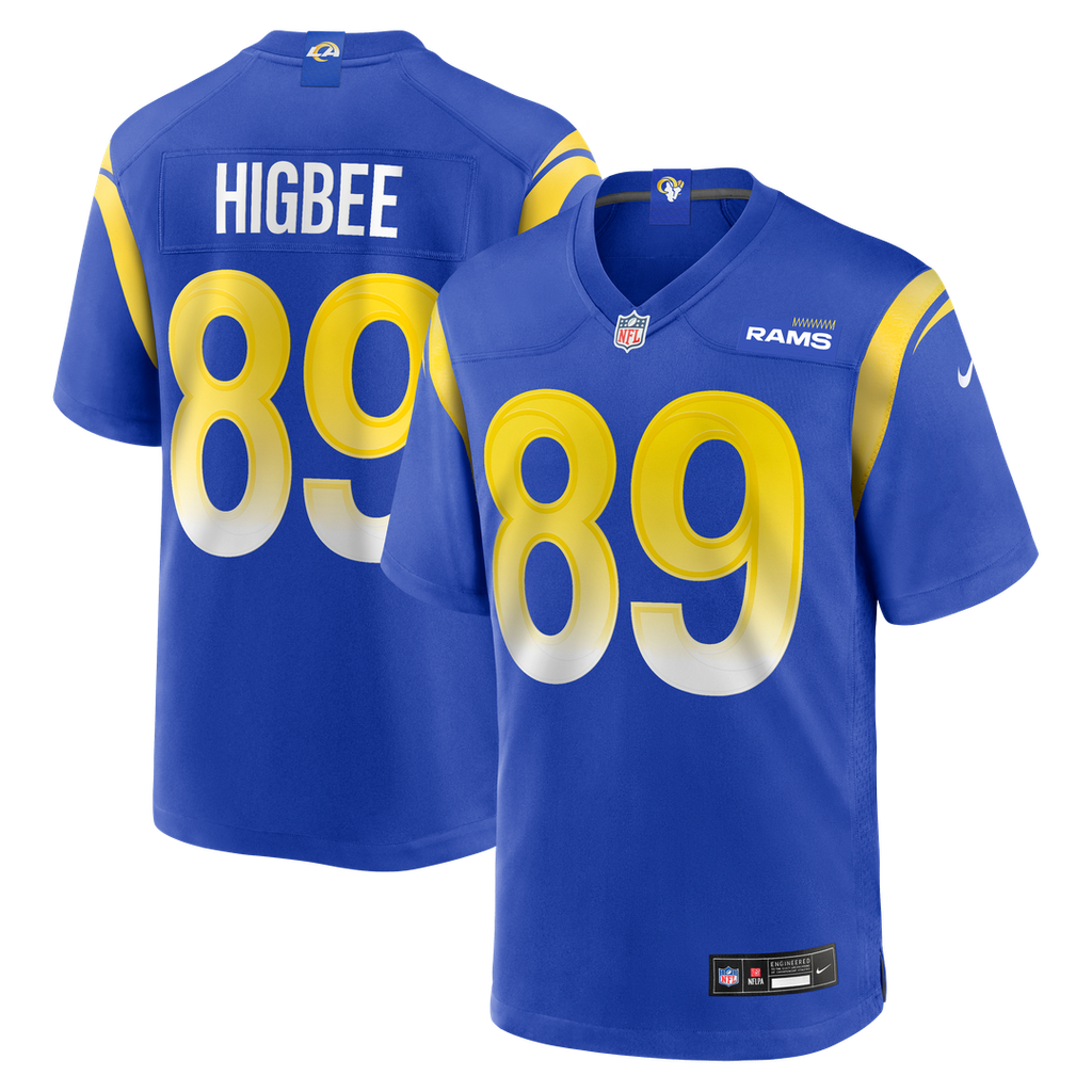 Men's Nike Los Angeles Rams Tyler Higbee Royal Game Player NFL Jersey