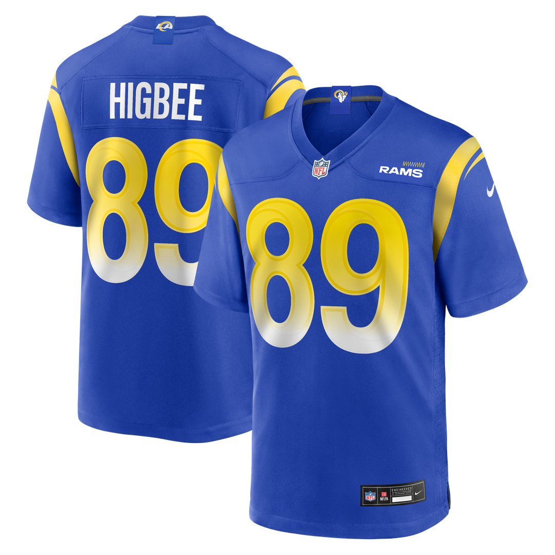 Men's Nike Los Angeles Rams Tyler Higbee Royal Game Player NFL Jersey