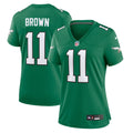 Women's Nike Philadelphia Eagles A.J. Brown Kelly Green Player NFL Jersey