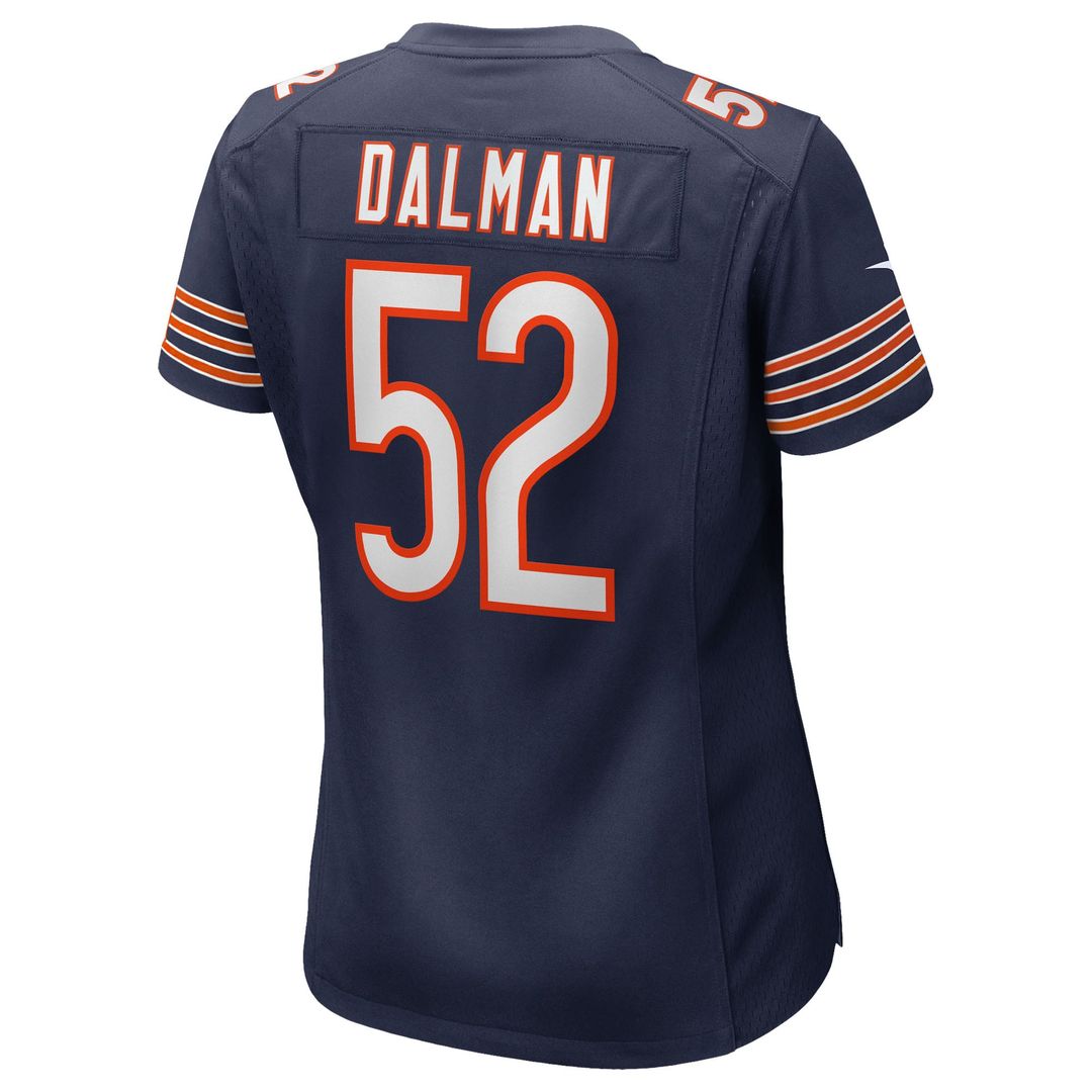 Women's Nike Chicago Bears Drew Dalman Navy Team Game NFL Jersey