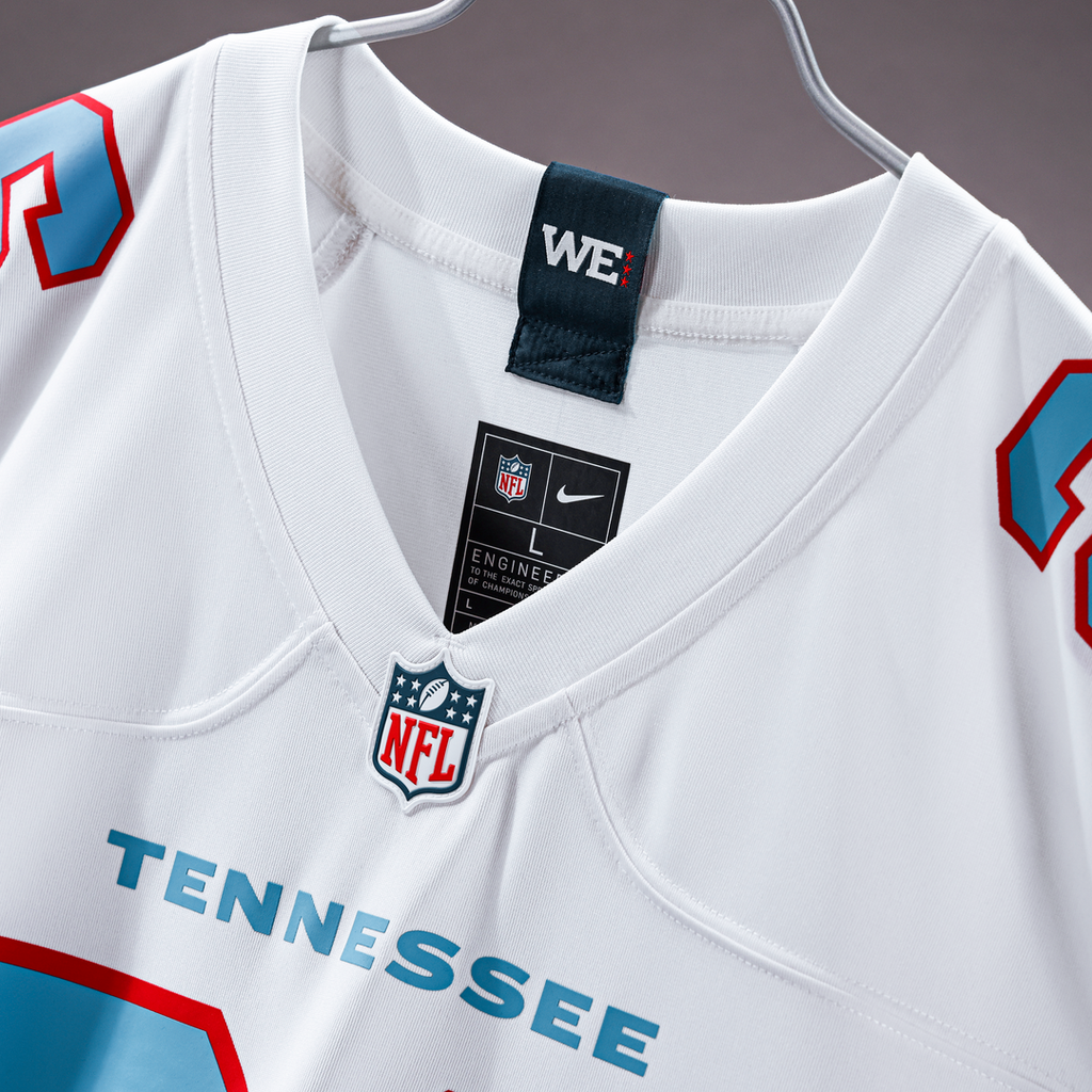 Men's Nike Tennessee Titans Wan'Dale Robinson White Game NFL Jersey