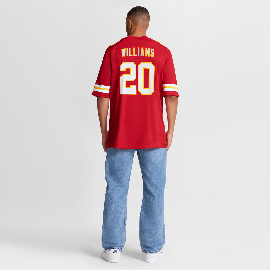 Men's Nike Kansas City Chiefs Nohl Williams Red Team Game NFL Jersey