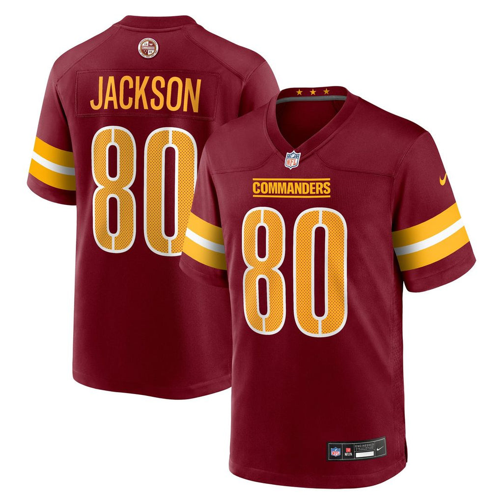 Men's Nike Washington Commanders Tyree Jackson Burgundy Team Game NFL Jersey