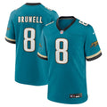Men's Nike Jacksonville Jaguars Mark Brunell Teal Retired Player Alternate Game NFL Jersey