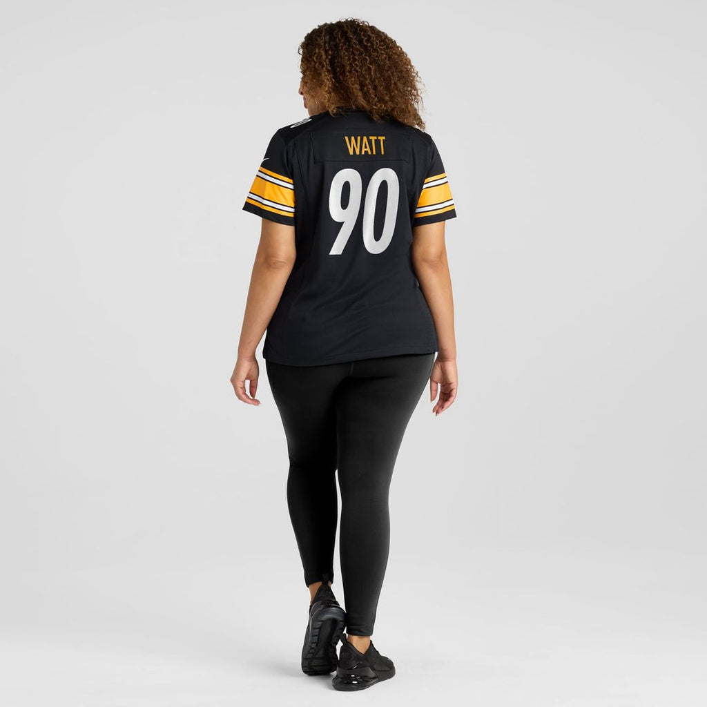 Women's Nike Pittsburgh Steelers T.J. Watt Black Game NFL Jersey