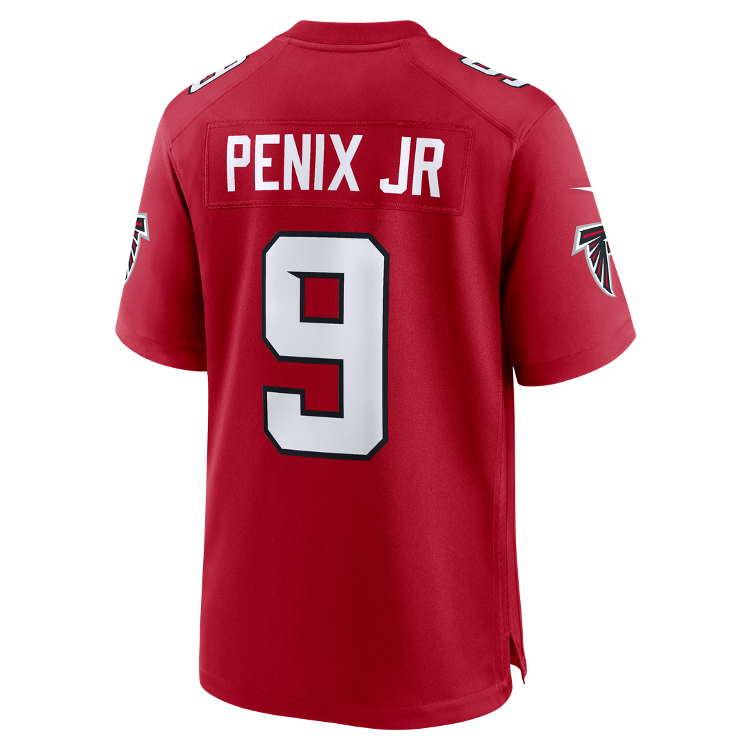 Men's Nike Atlanta Falcons Michael Penix Jr. White Game NFL Jersey