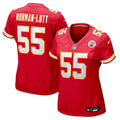 Women's Nike Kansas City Chiefs Omarr Norman-Lott Red Team Game NFL Jersey