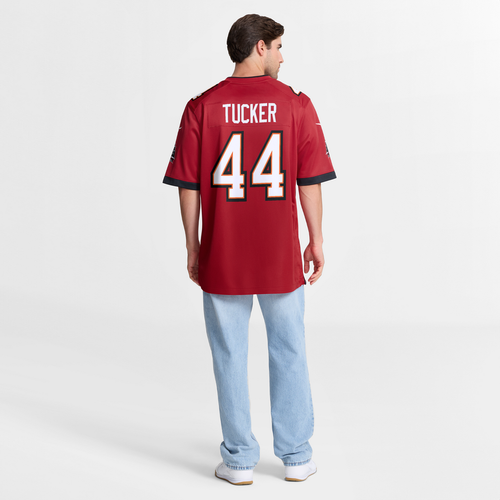 Men's Nike Tampa Bay Buccaneers Sean Tucker Red Game NFL Jersey