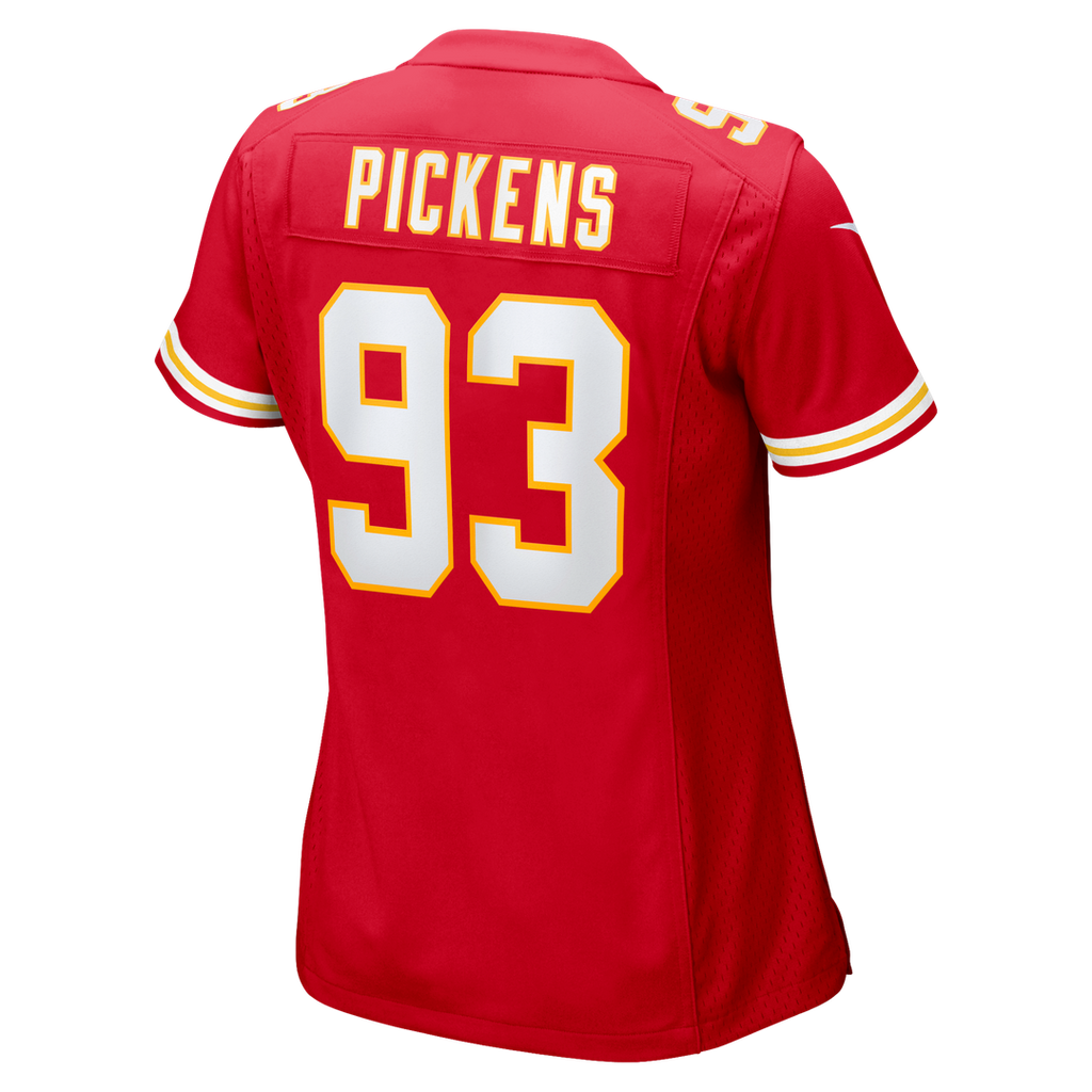 Women's Nike Kansas City Chiefs Zacch Pickens Red Team Game NFL Jersey