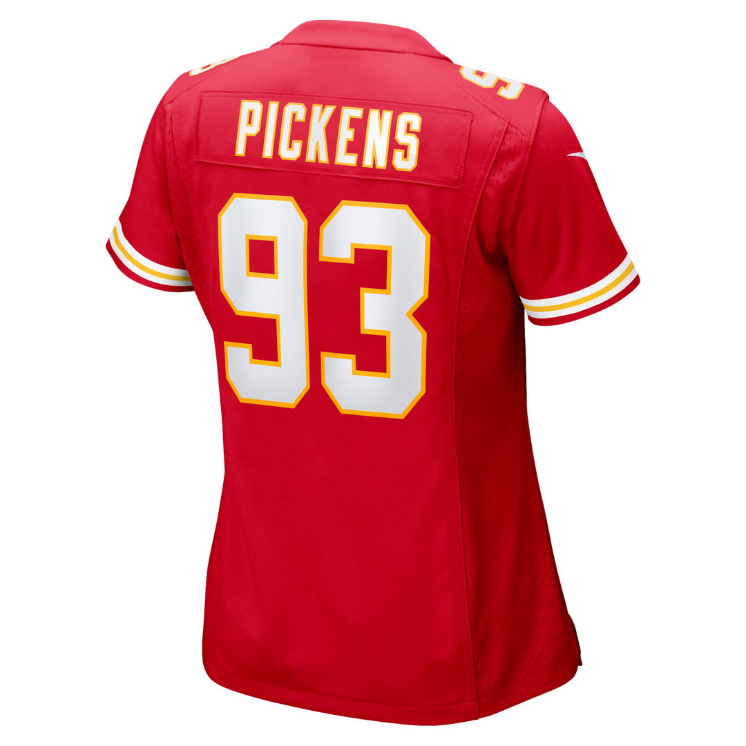 Women's Nike Kansas City Chiefs Zacch Pickens Red Team Game NFL Jersey