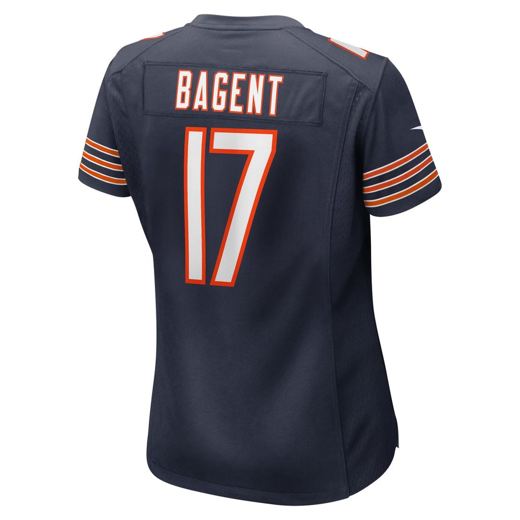 Women's Nike Chicago Bears Tyson Bagent Navy Game NFL Jersey
