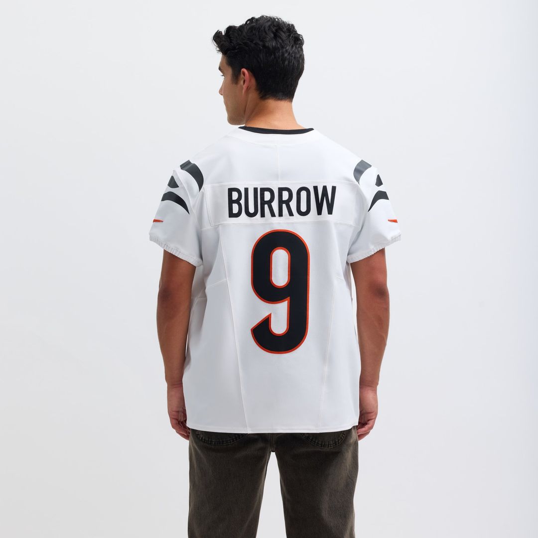 Men's Nike Cincinnati Bengals Joe Burrow White Vapor F.U.S.E. Elite NFL Jersey