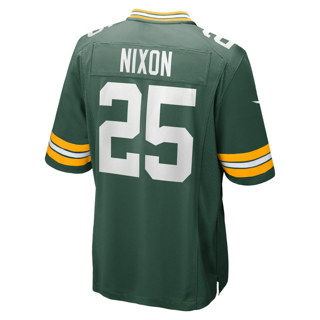 Men's Nike Green Bay Packers Keisean Nixon Green Game Player NFL Jersey