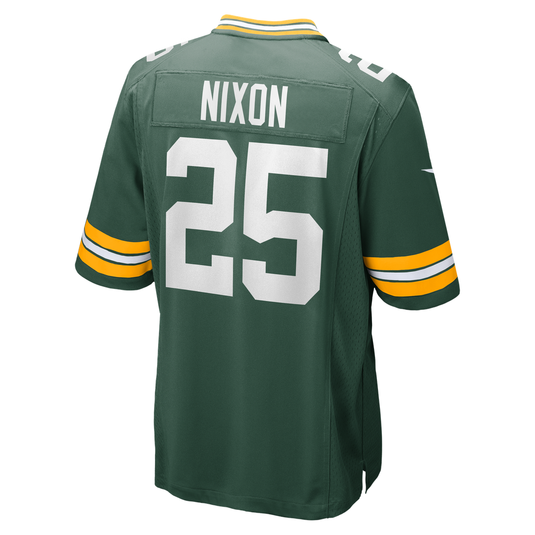 Men's Nike Green Bay Packers Keisean Nixon Green Game Player NFL Jersey