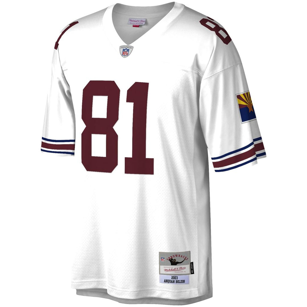 Men's Mitchell & Ness Arizona Cardinals Anquan Boldin Cardinal Legacy Replica NFL Jersey