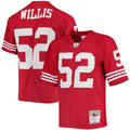 Men's Mitchell & Ness San Francisco 49ers Patrick Willis Scarlet Legacy Replica NFL Jersey