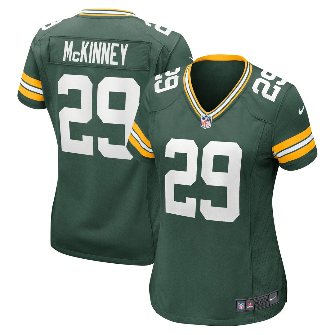Women's Nike Green Bay Packers Xavier McKinney Green Team Game NFL Jersey