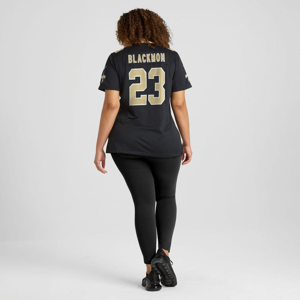 Women's Nike New Orleans Saints Julian Blackmon Black Team Game NFL Jersey