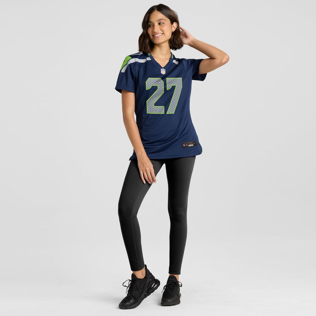 Women's Nike Seattle Seahawks Riq Woolen College Navy Team Game NFL Jersey