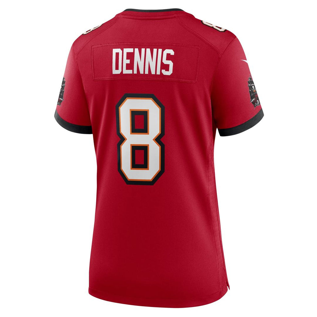 Women's Nike Tampa Bay Buccaneers SirVocea Dennis Red Game NFL Jersey