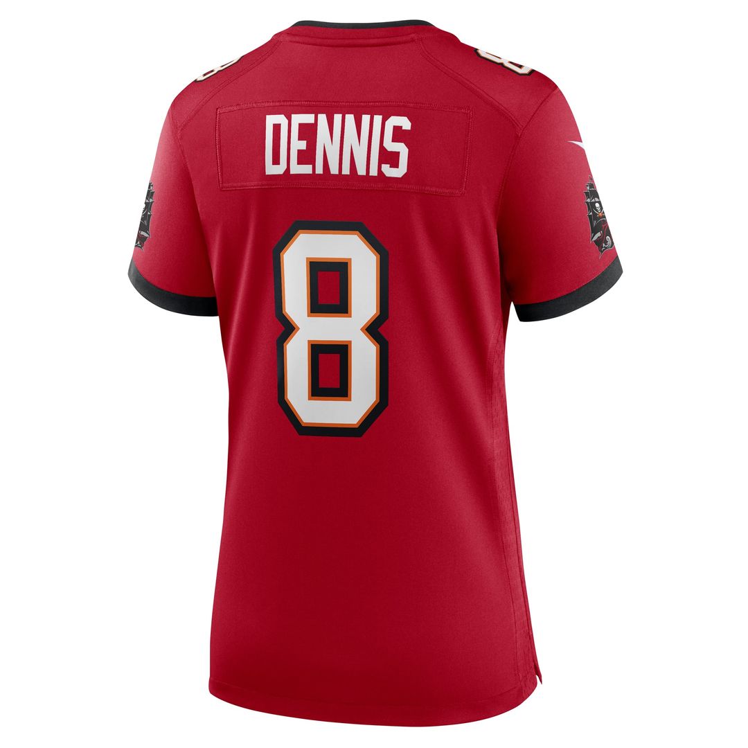 Women's Nike Tampa Bay Buccaneers SirVocea Dennis Red Game NFL Jersey