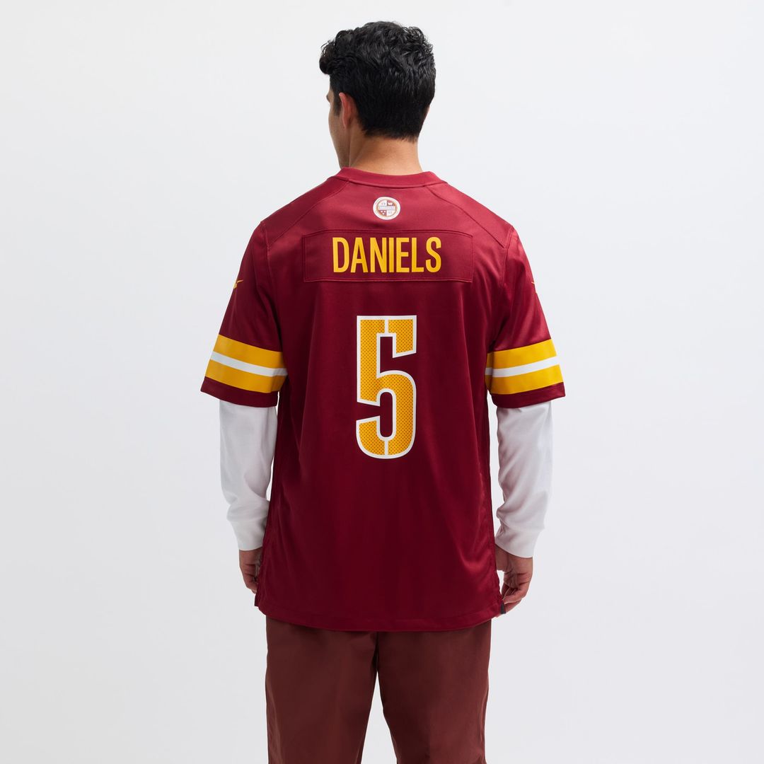 Men's Nike Washington Commanders Jayden Daniels Burgundy Player Game NFL Jersey