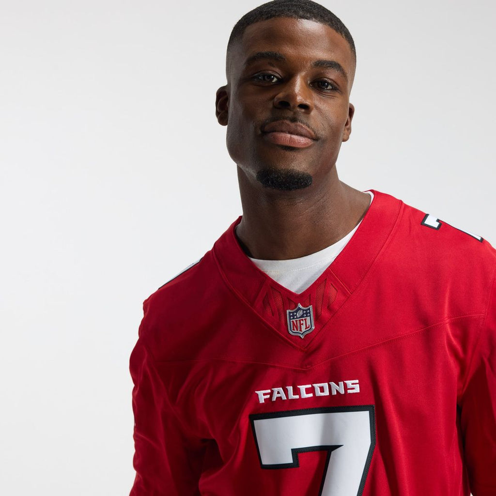 Men's Nike Atlanta Falcons Bijan Robinson White Vapor F.U.S.E. Stitched Limited NFL Jersey