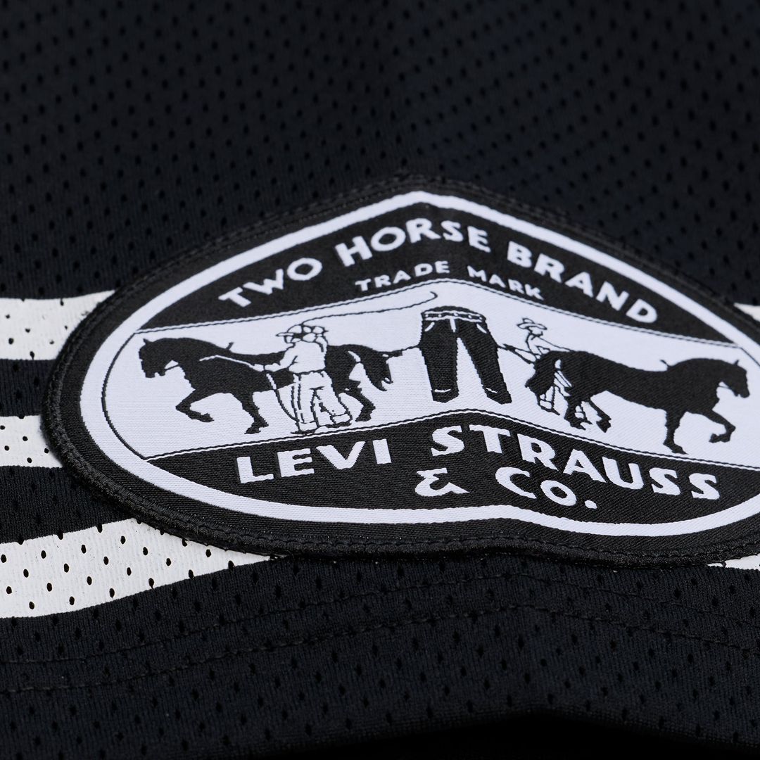 Men's Mitchell & Ness San Francisco 49ers Black Super Bowl LX x Levi's Unisex Legacy NFL Jersey