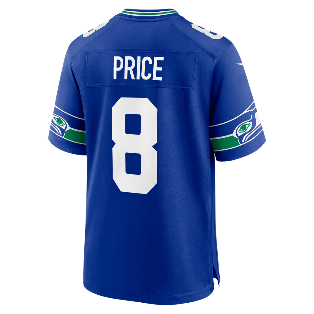 Men's Nike Seattle Seahawks Jadarian Price College Navy 2026 NFL Draft First Round Pick No. 32 Team Game NFL Jersey