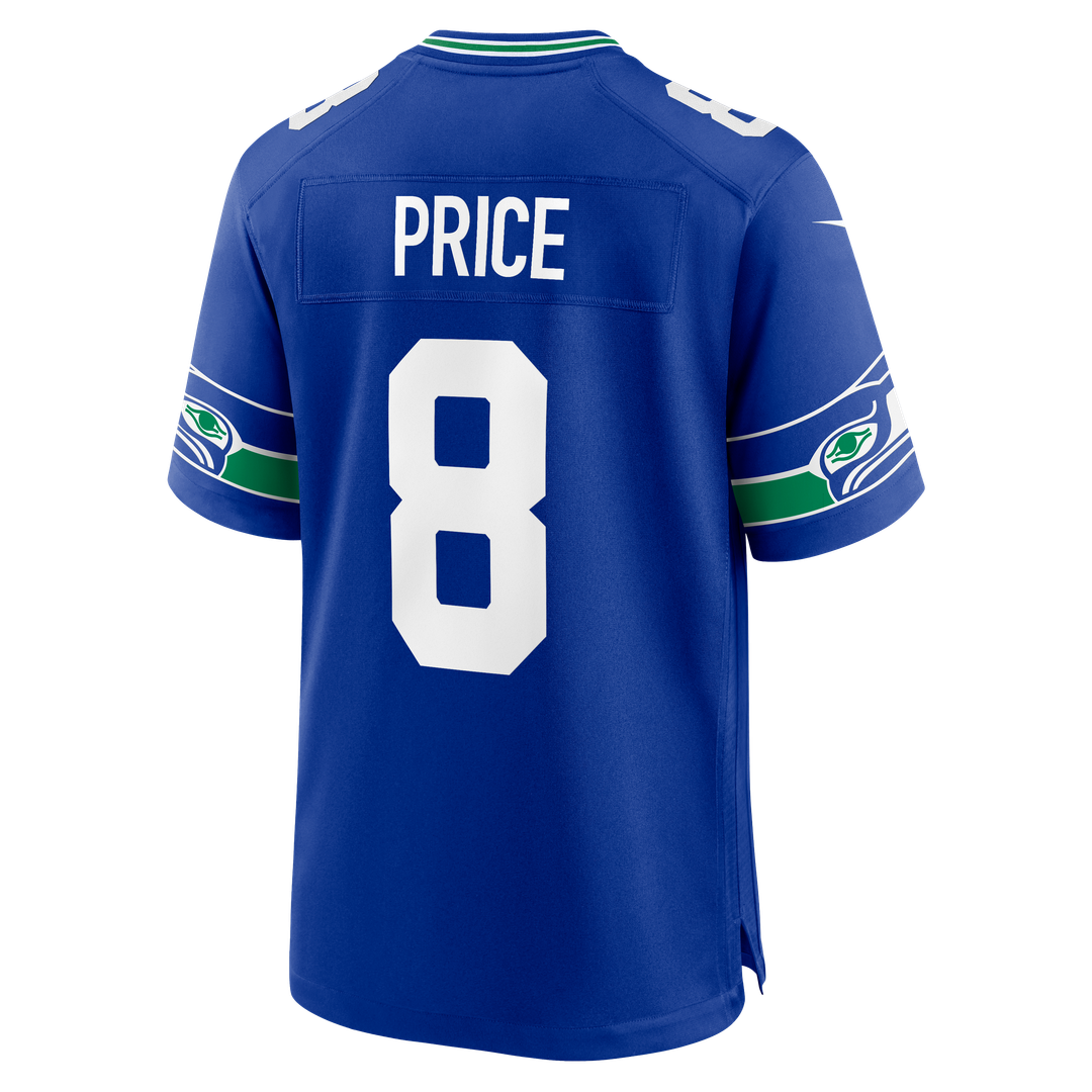 Men's Nike Seattle Seahawks Jadarian Price College Navy 2026 NFL Draft First Round Pick No. 32 Team Game NFL Jersey