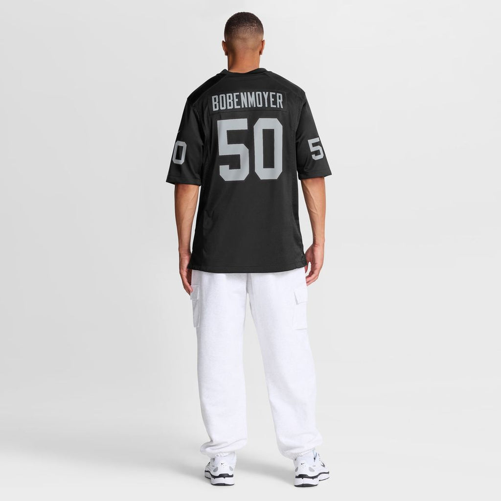Men's Nike Las Vegas Raiders Jacob Bobenmoyer Black Game Player NFL Jersey