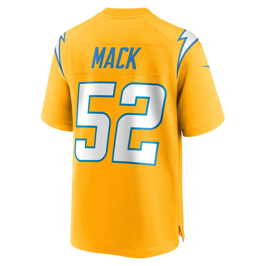 Men's Nike Los Angeles Chargers Khalil Mack Navy Alternate Super Chargers Game Player NFL Jersey